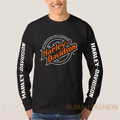 Jual Tshirt Kaos Baju Harley Davidson Lengan Panjang 15 Shopee