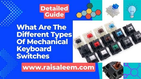 What are the different types of mechanical keyboard switches – Artofit