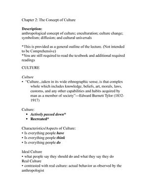 ANT2000 Ethnographic Interview Activity 1 Ethnographic Interview