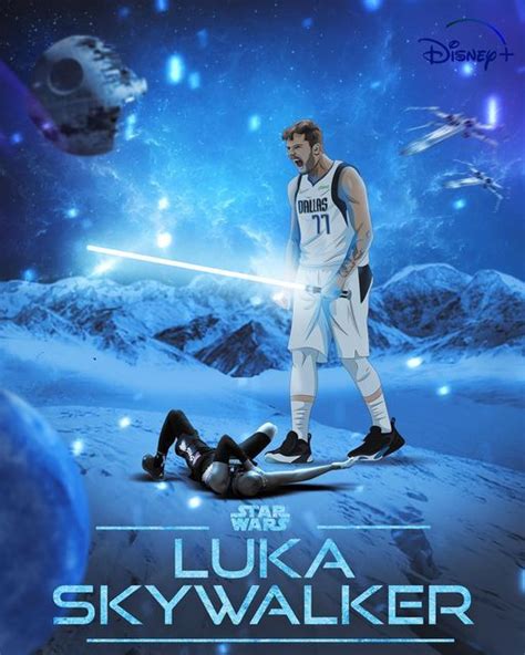 Luka Don I Basketball Art Forget Him Dallas Mavericks Skywalker