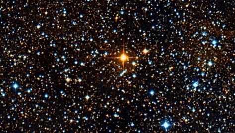 UY Scuti, the biggest known star, viewed through a telescope