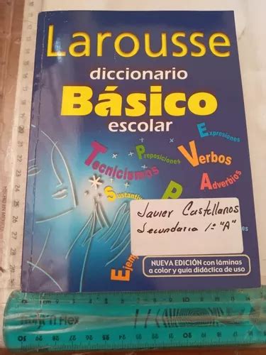 Diccionario Básico Escolar Larousse Nueva Edición MercadoLibre