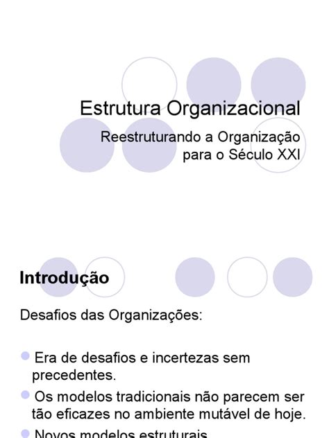 Pdf O Cap Estrutura Organizacional Dokumen Tips