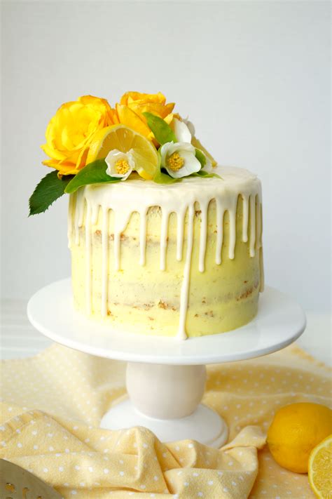 Vegan Lemon Curd Layer Cake The Baking Fairy