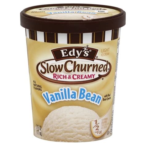 Dreyers Edys Slow Churned Rich And Creamy Ice Cream Snack Cup Vanilla