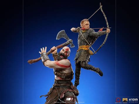 God Of War Kratos Atreus Limited Edition Bds Art Scale Statue