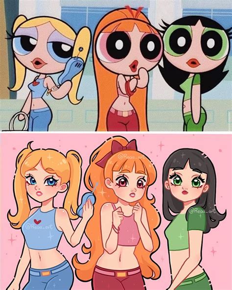 Powerpuff Girls Cartoon Powerpuff Girls Wallpaper Girls Cartoon Art