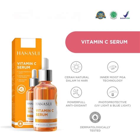 Jual Hanasui Serum Vitamin C Bpom Jaya Mandiri Kemasan Baru Shopee