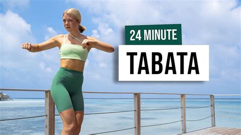 24 MIN SUPER SWEATY TABATA HIIT Workout No Equipment Full Body