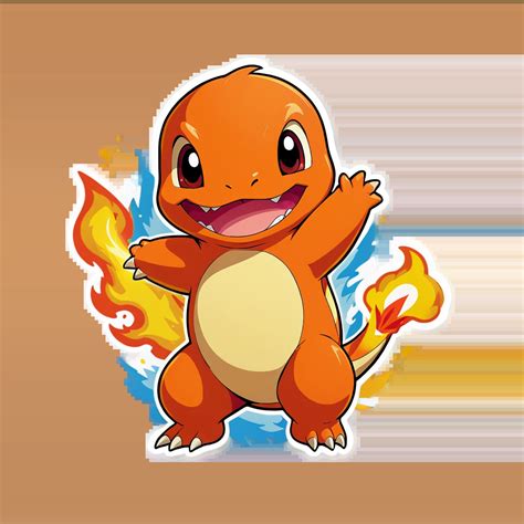 I Made An Ai Sticker Of Charmander Fire Breathing