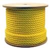 Rope King In X Ft Twisted Poly Rope Yellow Tp Y The