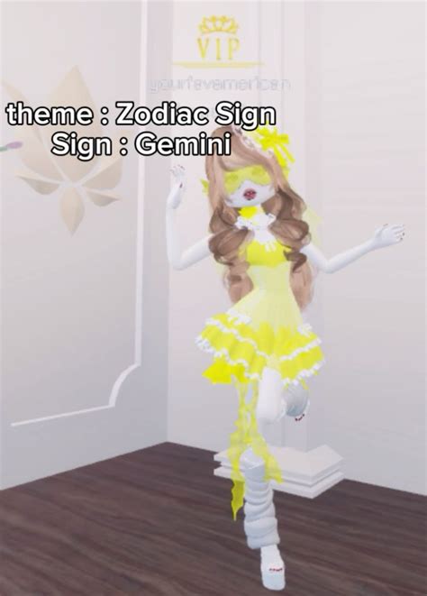 Zodiac Sign Dress To Impress Dti Idea In 2024 Sign Dress Dress To