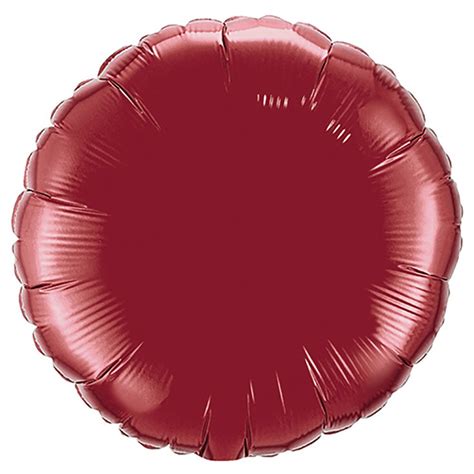 18 Inch Anagram Round Burgundy Foil Balloon 11110