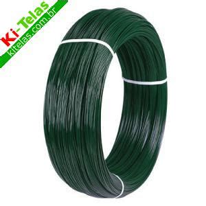 Arame Revestido Pvc Bwg Mm Verde Ki Telas Viam O