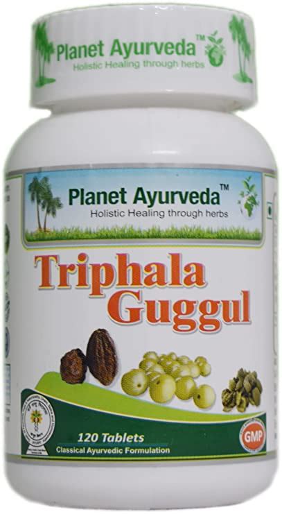 Planet Ayurveda Triphala Guggul Tablets 120 Tablets Pack Of 2