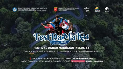 Live Pembukaan Festival Danau Maninjau Kelok Youtube