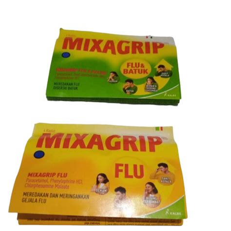 Jual Mixagrip Flu Mixagrip Flu Batuk Per Strip Isi 4 Tablet Shopee