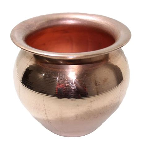 Handmade Puja Lota Kalash Hindu Puja Copper Vessel Handmade Copper