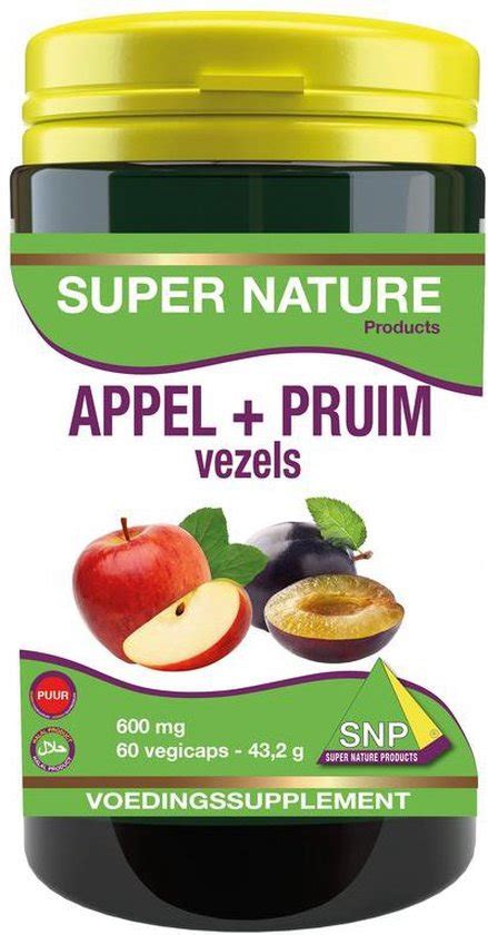 Snp Appel Pruim Vezels Mg Puur Capsules Bol