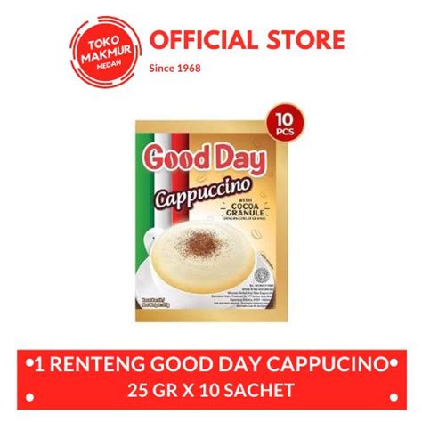 Jual 1 RENTENG GOOD DAY CAPPUCCINO 25 GR ISI 10 SACHET Shopee Indonesia