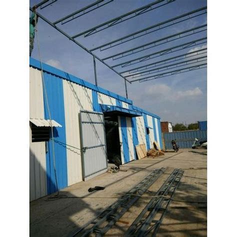 Prefab Mild Steel 15 Feet MS Factory Roofing Shed At Rs 300 Square Feet