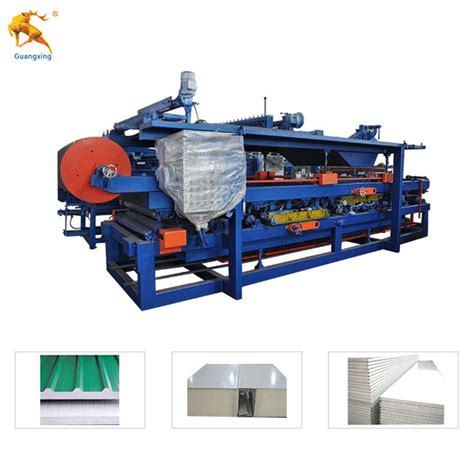 EPS Rockwool Sandwich Panel Machine Hebei Guangxing Machinery