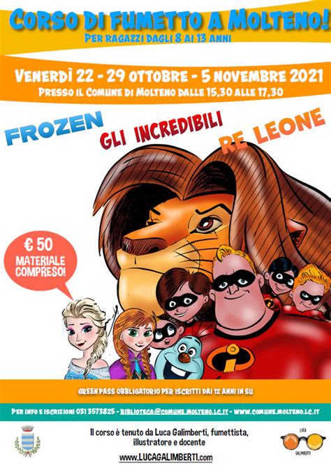 Molteno Un Corso Di Fumetto Con Luca Galimberti Casateonline