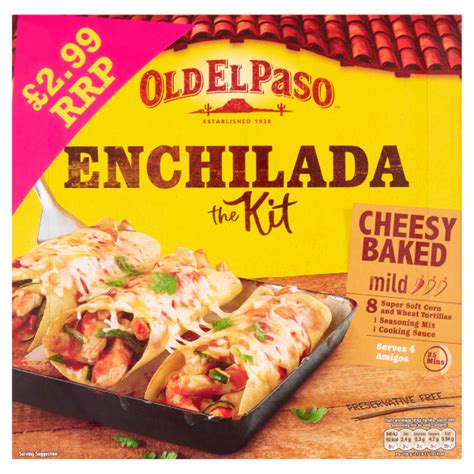 Old El Paso Cheesy Baked Enchilada Kit 663g We Get Any Stock