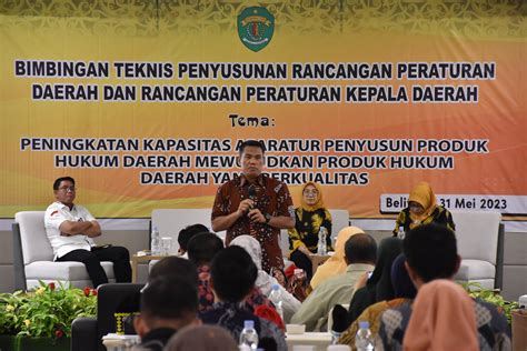 Beri Materi Mekanisme Penyusunan Perda Dan Perkada Rusman Sebut