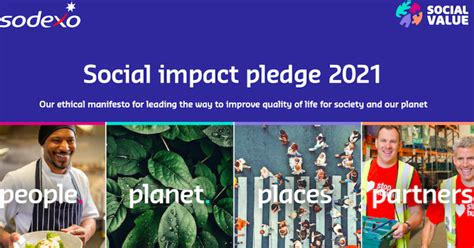 Sodexo Launches 2021 ‘social Impact Pledge