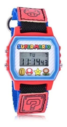 Reloj Super Mario Bros Lcd Meses Sin Intereses