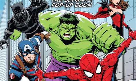 Icv2 New Pop Up Book Features Iconic Marvel Superheroes