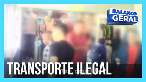 C Mera Do Balan O Mostra Flagrante De Transporte Ilegal Em Esta O De