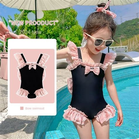 Áo tắm trẻ em Hàn Quốc cho bé gái dễ thương bikini phong cách công