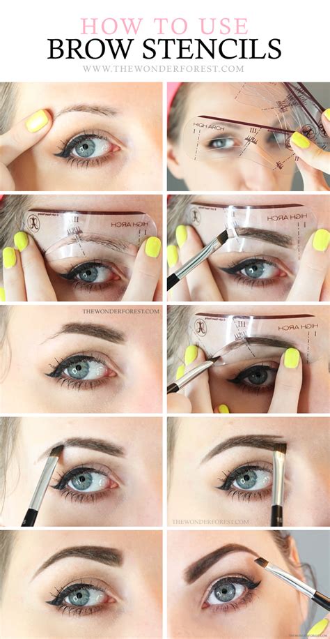 We Heart It How To Use Eyebrow Stencils Like A Pro The Wonderforest