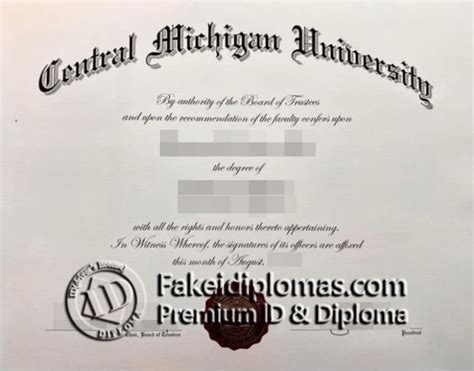 Central Michigan University Diploma Ppt