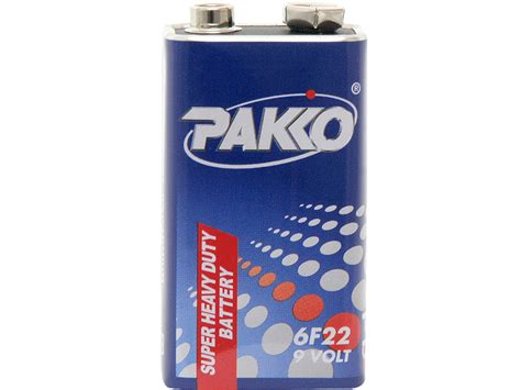 BATERIA SUPER HEAVY DUTY 9V 6F22 ALKALICZNA PAKKO 9048176535