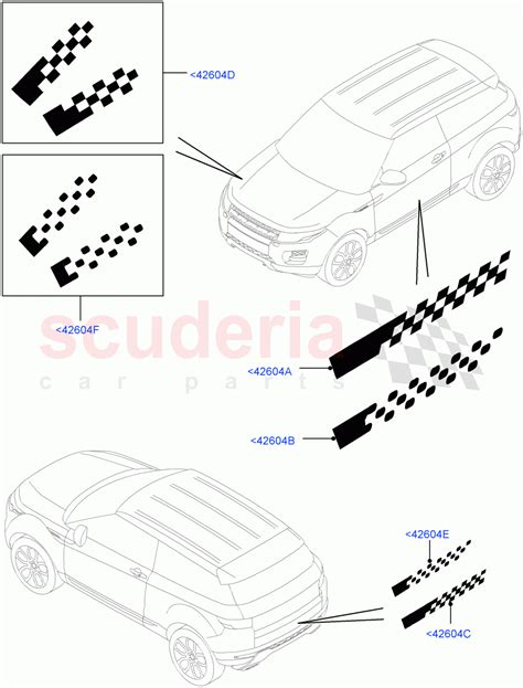 Exterior Body Styling Items Decal Stripes Accessory Halewood UK