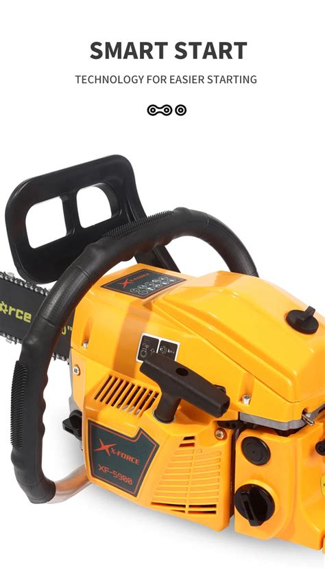 Cc Gasoline Chainsaw Two Stroke Air Cooled Wood Cutter Chain Saw