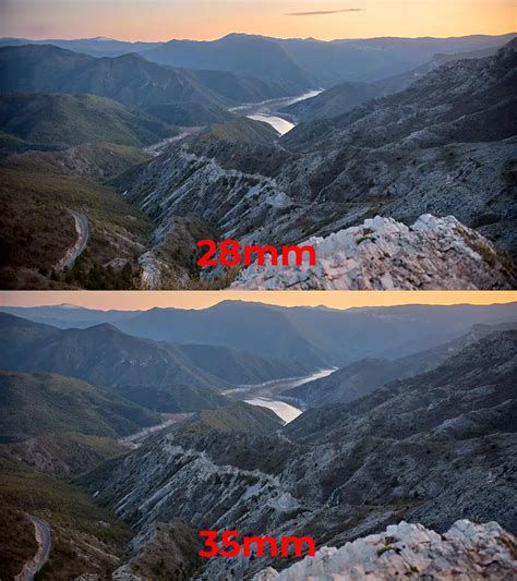 35mm vs 28mm Focal Length Comparison