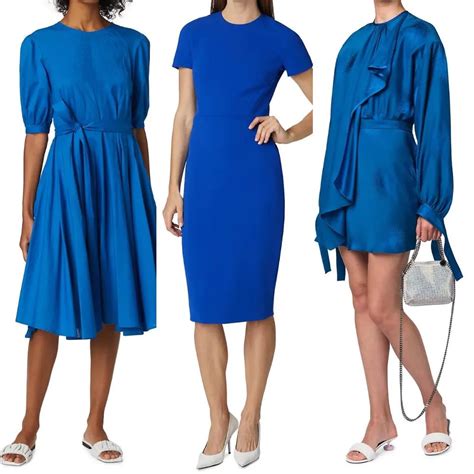 Showing You What Color Shoes For Blue Dresses And Royal Blue Dresses Look