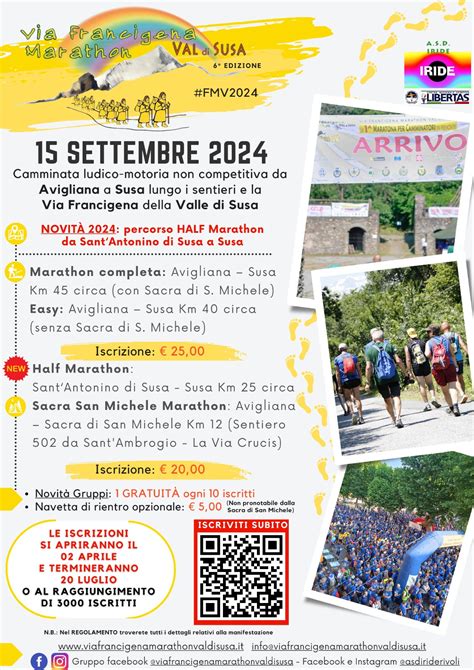 Il Settembre Torna La Via Francigena Marathon In Val Di Susa