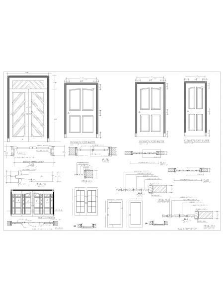 Main Entry Door Elevation And Details Dwg 6 Thousands Of Free Cad Blocks