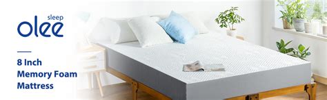 Olee Sleep 8 Inch Ventilated Convolution Memory Foam Mattress 08FM01F