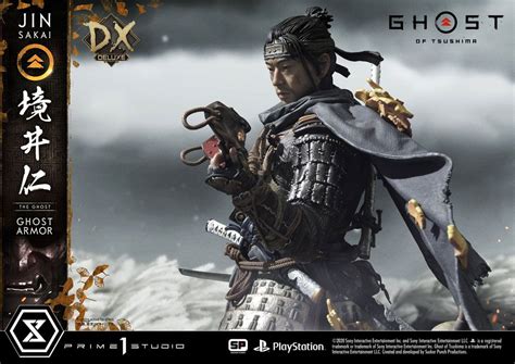 Toystnt Ghost Of Tsushima Estatua Jin Sakai Deluxe Bonus Version