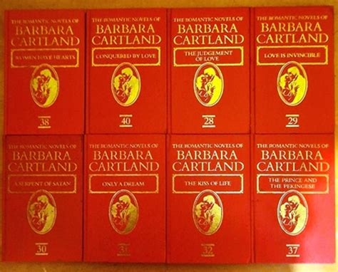 The Romantic Novels Of Barbara Cartland 33 Harback Book Collection