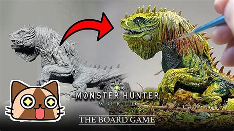 Monster Hunter World Painting The Great Jagras BoardGame Miniature