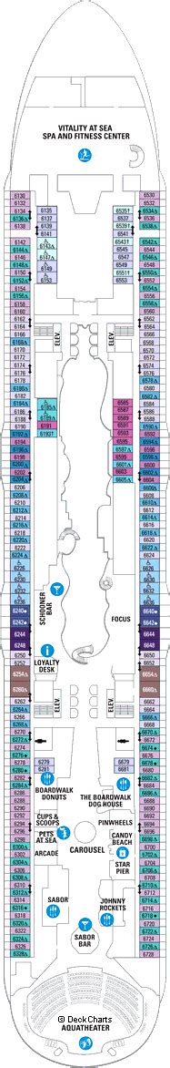 Royal Caribbean Allure Of The Seas Deck Plans Ship Layout Staterooms