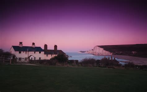 Fondos De Pantalla Paisaje Puesta De Sol Mar Noche Cielo