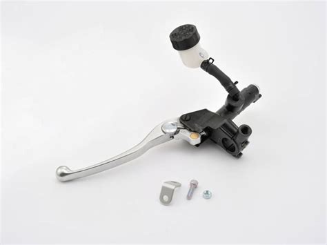 22MM Clutch Master Cylinder 5 8 Black Silver CafeRacerWebshop